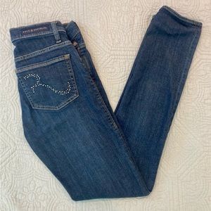 Rock & Republic Women’s Size 6 Berlin Midrise Skinny Jeans Dark Wash